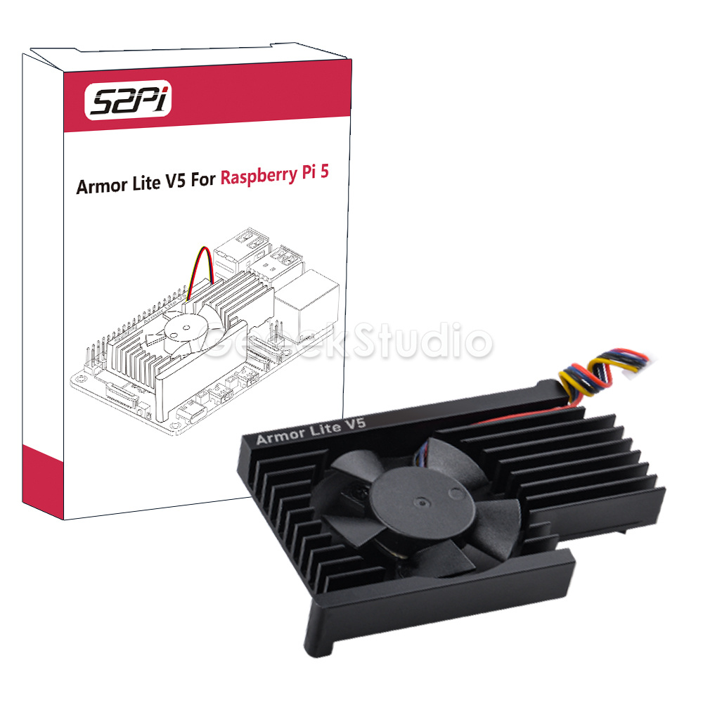 Pi Cooler - درع لايت V5 نك سبائك الألومنيوم