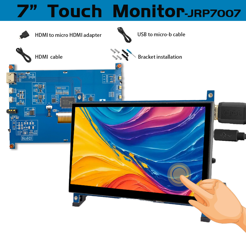Raspberry Pi 4 - IPS 7 بوصة شاشة AIDA64 LCD