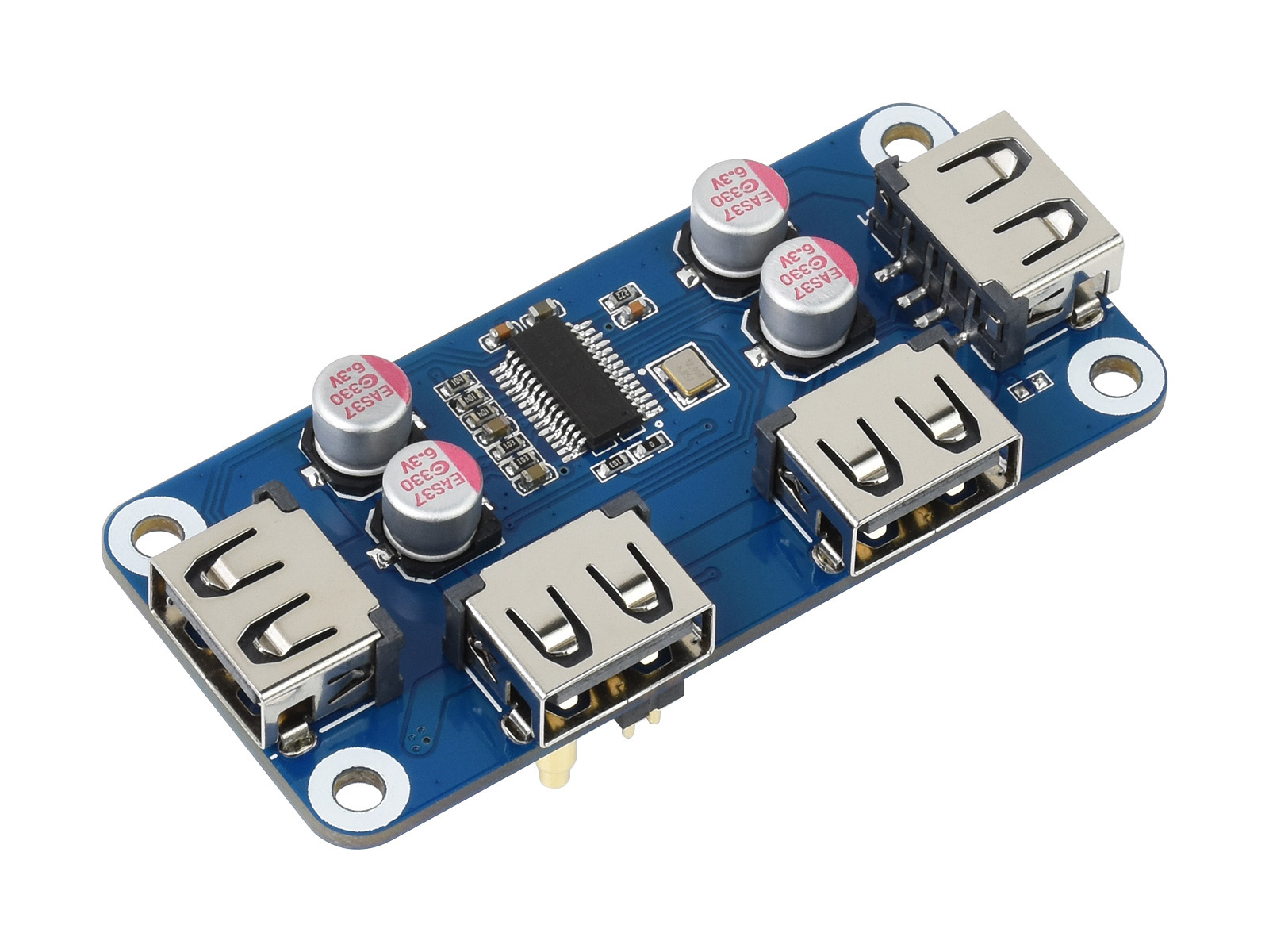 Pi Zero - قبعة Waveshare USB HUB (B) 4