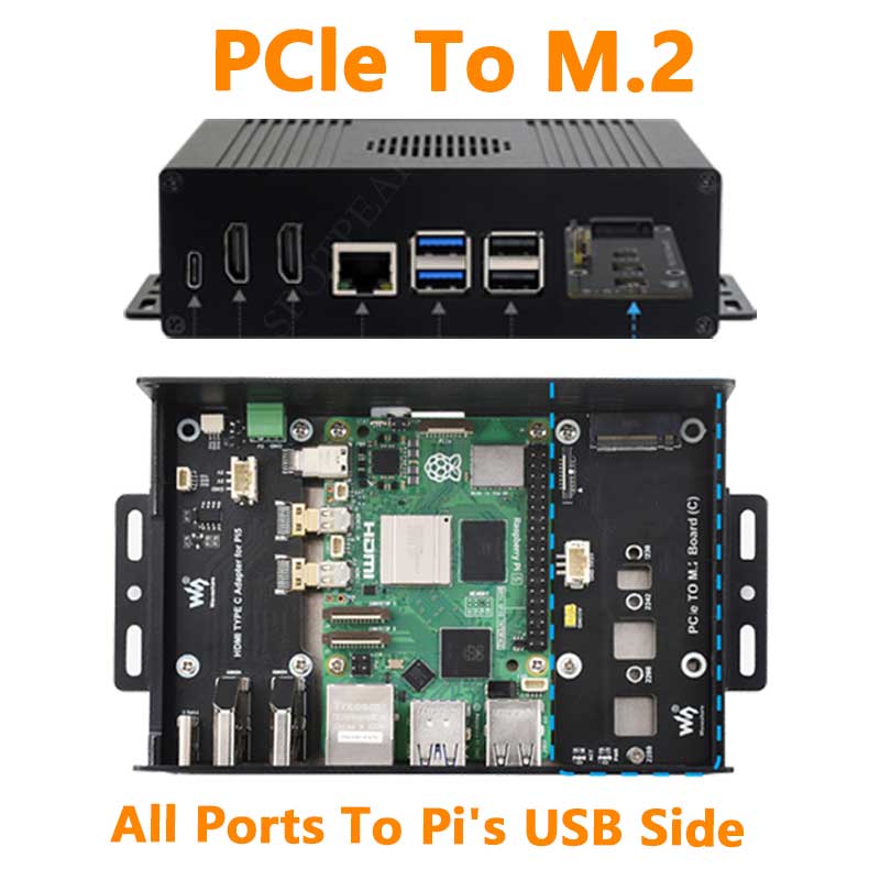 Raspberry Pi 5 - مجموعة حافظة Raspberry Pi 5 Box