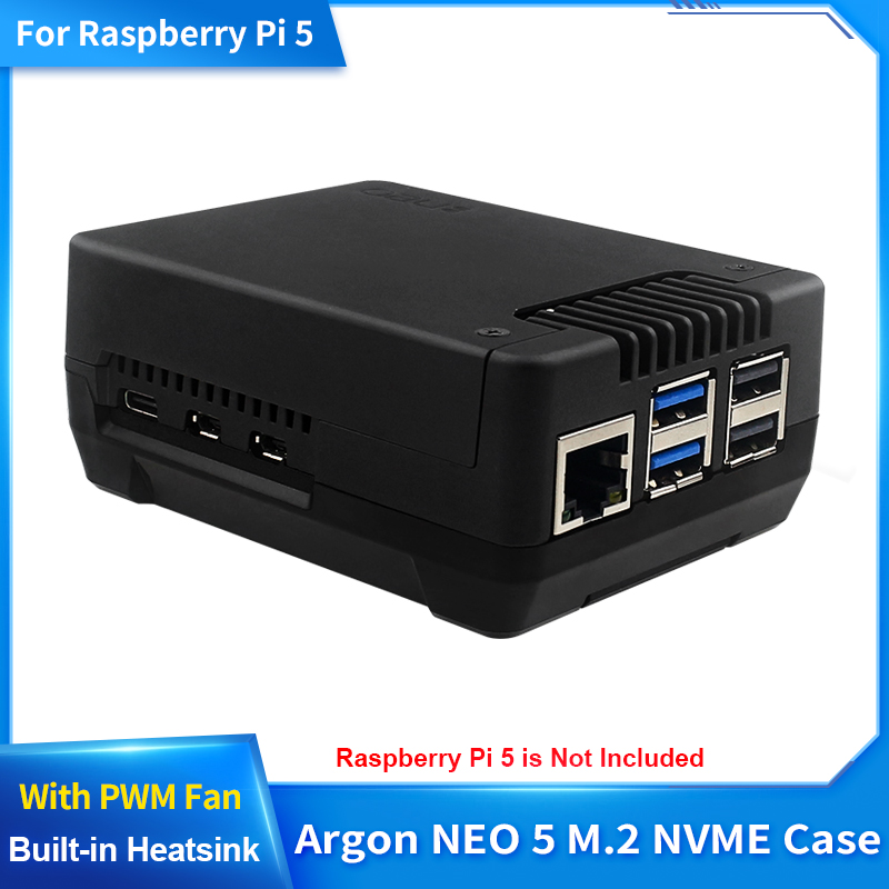 Pi 5 Case - حافظة Argon NEO 5 M.2 NVME