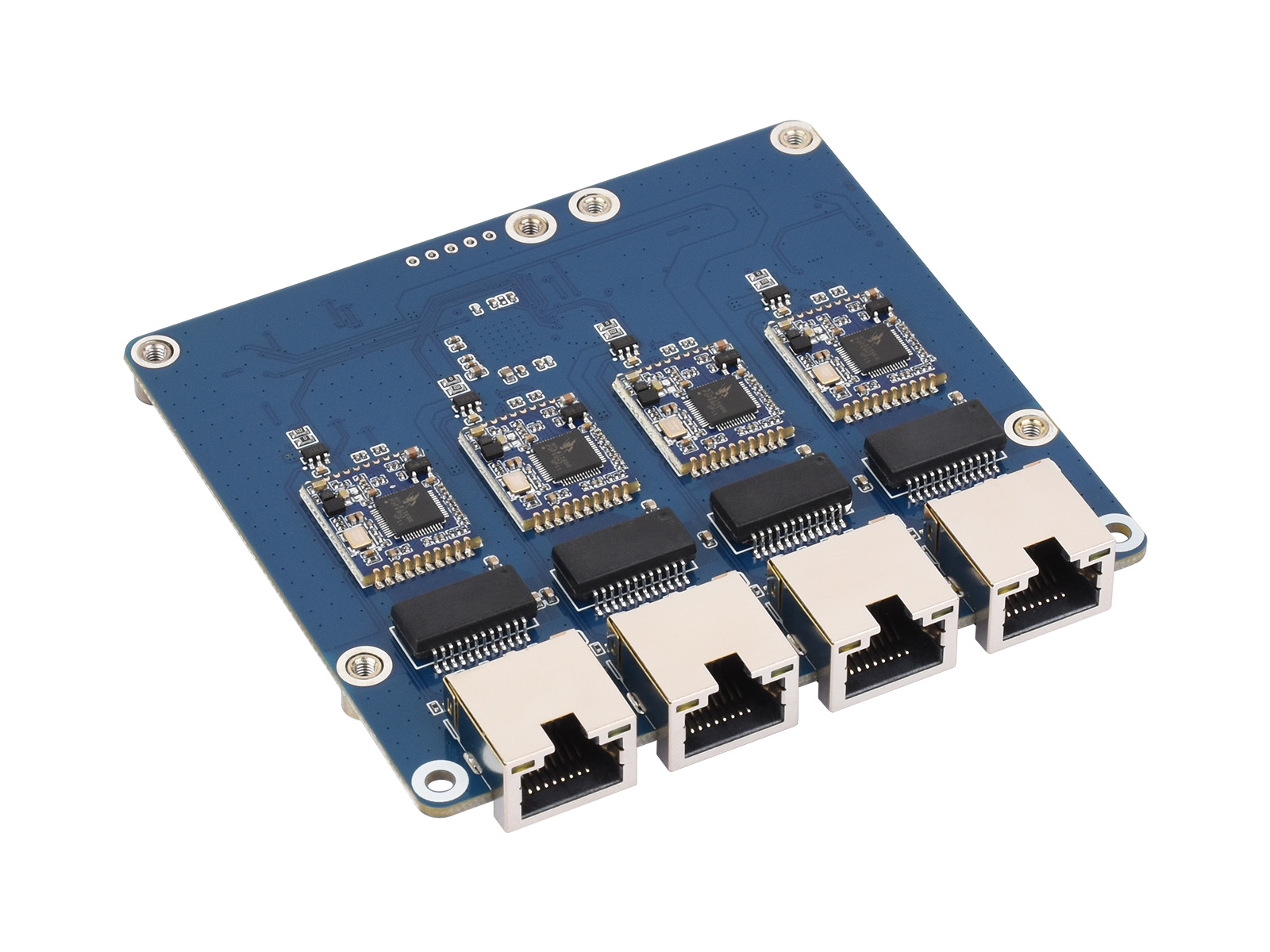 Waveshare PCIe TO 4-Ch Gigabit - مراجعة Raspberry Pi 5 وسعره