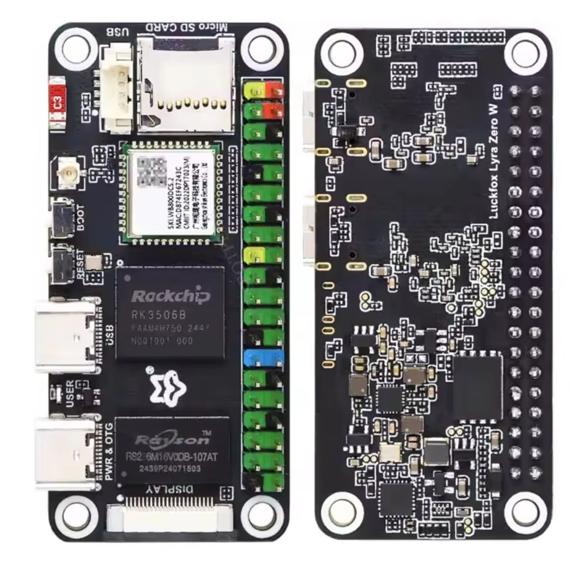 لوحة Luckfox Lyra Zero W RK350 - مراجعة Pi Zero وسعره