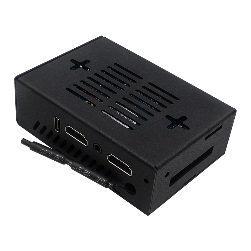 علبة برتقالية Pi 5 Pro ، غلاف  - مراجعة Pi Power Supply وسعره
