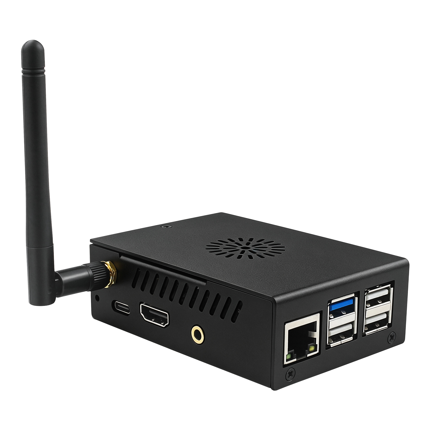 علبة معدنية سوداء واقية لـ Ora - مراجعة Pi Power Supply وسعره