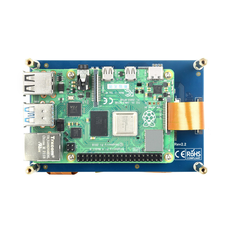 شاشة Raspberry Pi 4.3 بوصة DSI - مراجعة Pi 5 Case وسعره