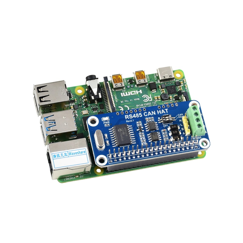 Waveshare RS485 CAN HAT لـ Ras - مراجعة Pi Zero وسعره