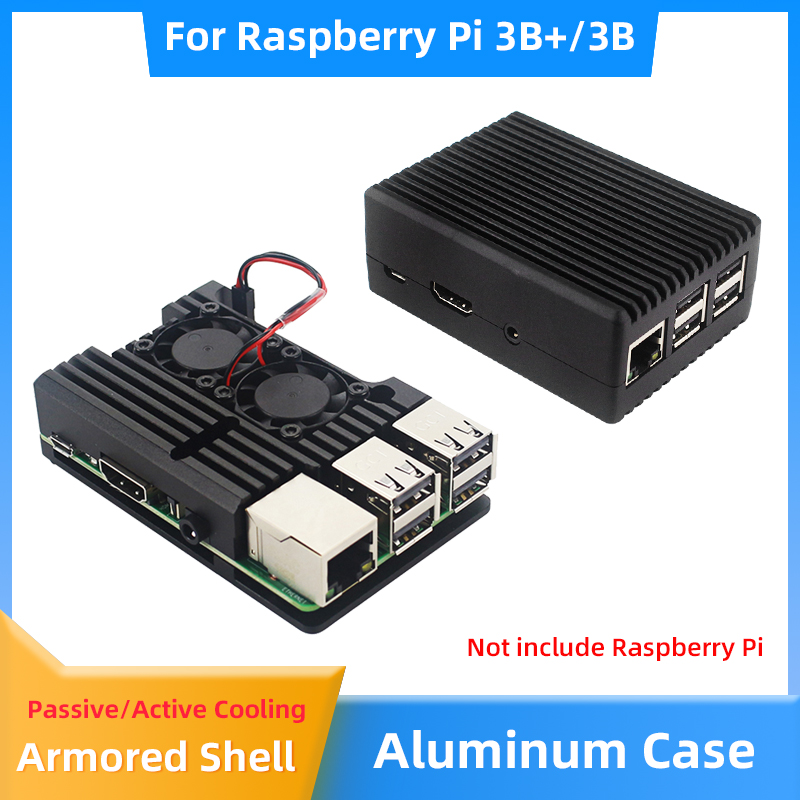 حافظة ألومنيوم Raspberry Pi 3B - مراجعة Pi Cooler وسعره